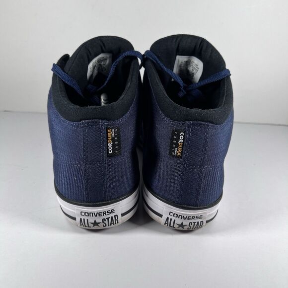 Converse Chuck Taylor All Star Mid Cordura Navy Shoes Sneakers Men's Size 11 - Picture 4 of 8